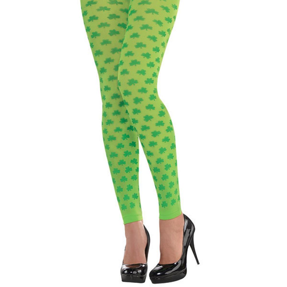 Shamrock Footless Tights (1 pair)