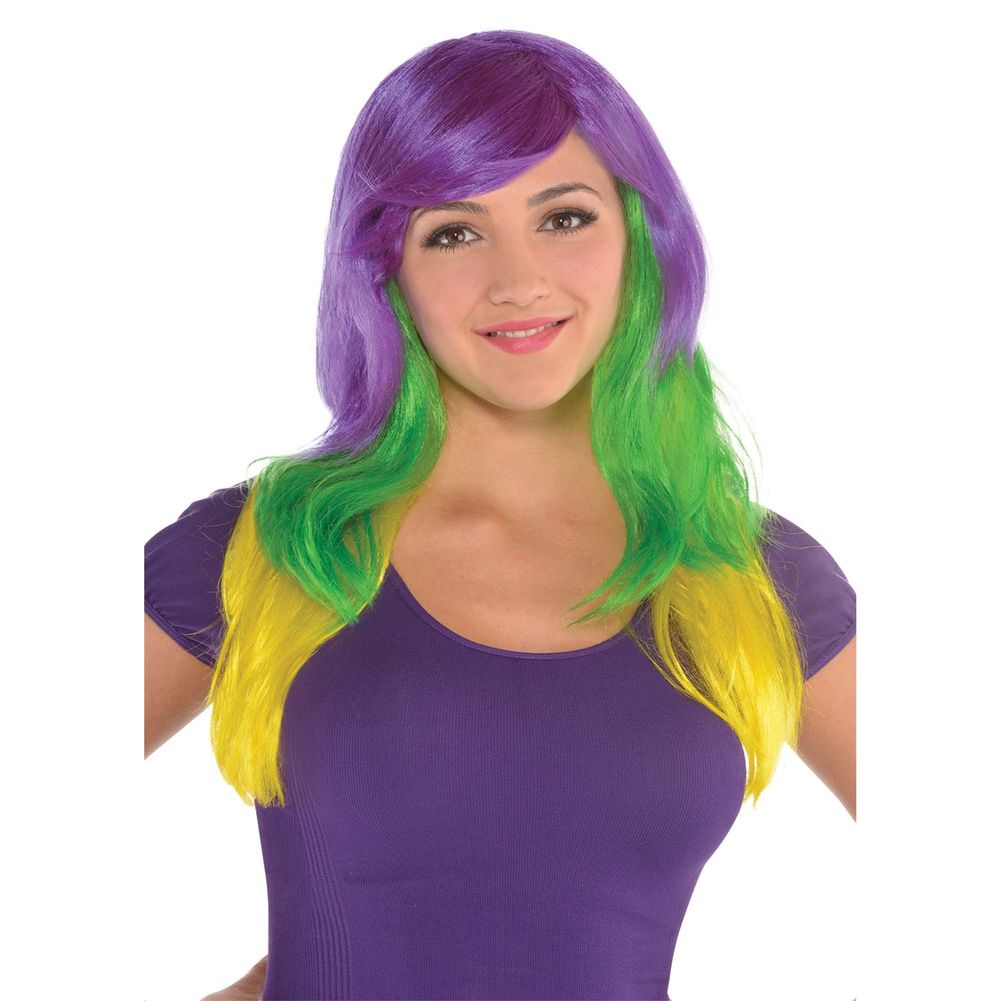 Mardi Gras Glamorous Wig (1 ct)