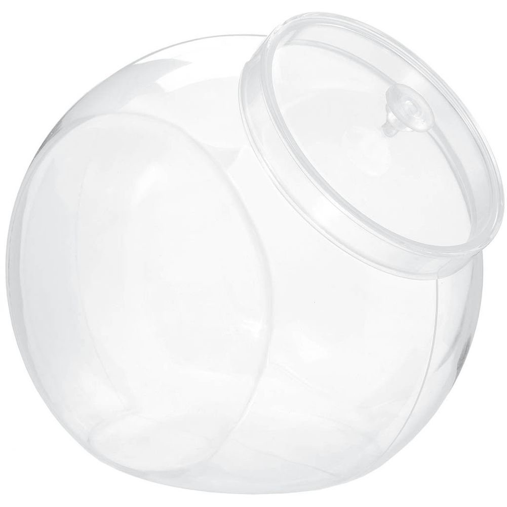 Large Angled Jar with Lid