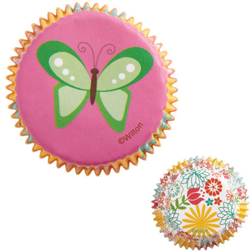 Modern Garden Party Standard Baking Cups