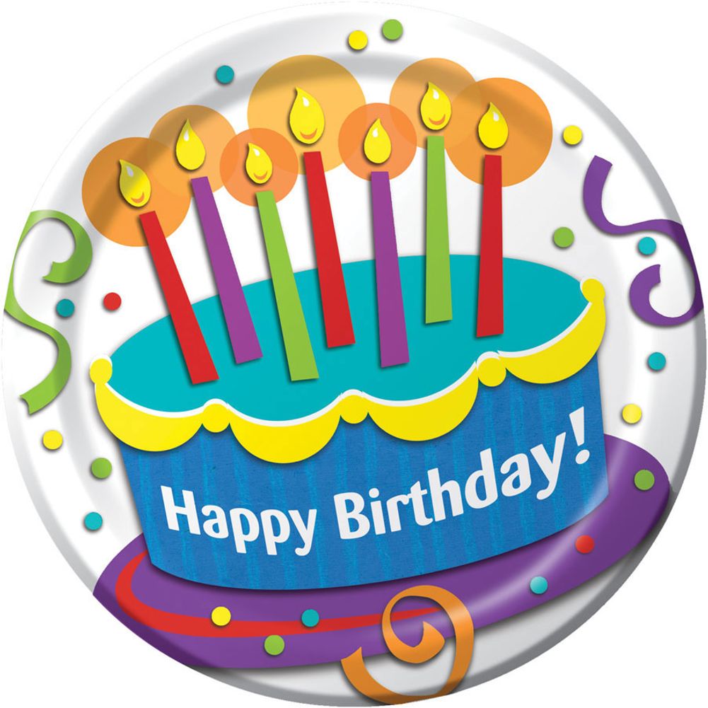 Cake Surprise Dessert Plates (8ct)