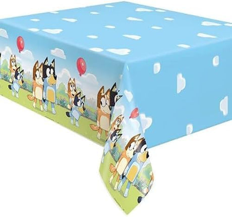 Bluey Birthday Party Kit for 16 – 9 Inch Plates, Napkins, Table Cover, Banner, Balloons and Swirl Decorations (45 pc) – photo 8