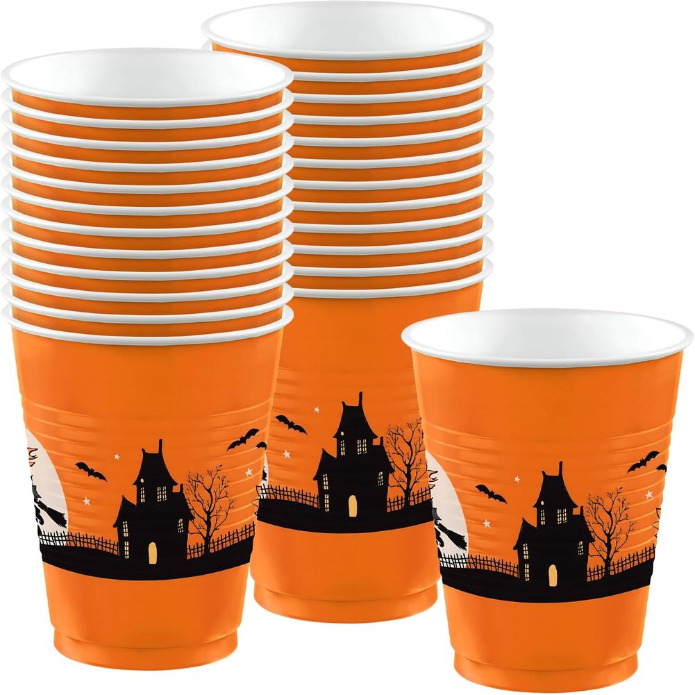 Vintage Halloween 16oz cups, (25ct)