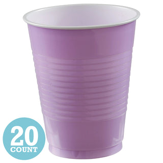 Lavender 16 oz Plastic Cups (20ct)
