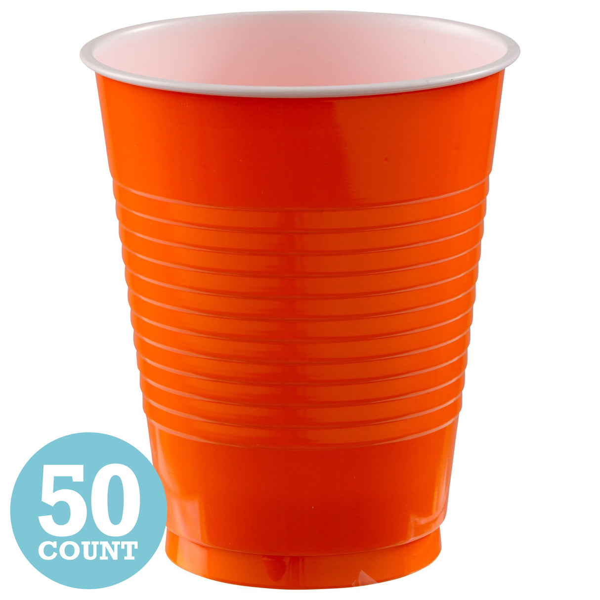 Orange Peel 16 oz Plastic Cups (50ct)