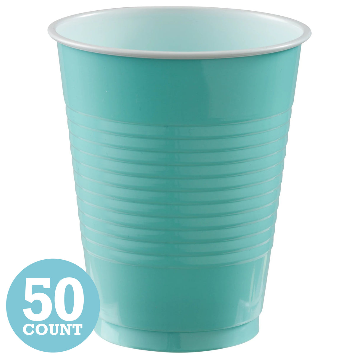 Robins Egg Blue 16 oz Plastic Cups (50ct)