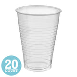 Clear 12 oz Plastic Cups (20ct)