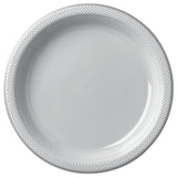 Silver Plastic Dessert Plates (20ct)