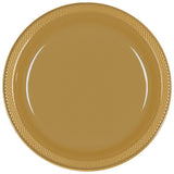 Gold Plastic Dessert Plates (20ct)