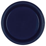 True Navy Plastic Dessert Plates (20ct)