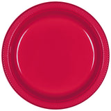 Apple Red Plastic Dessert Plates (20ct)