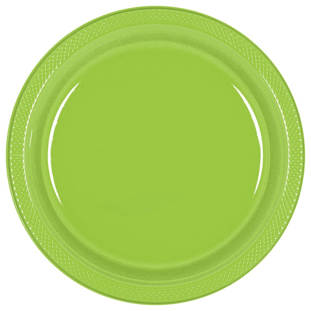 Kiwi Plastic Dessert Plates (20ct)