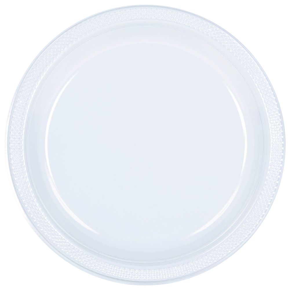 Clear Plastic Dessert Plates (20ct)