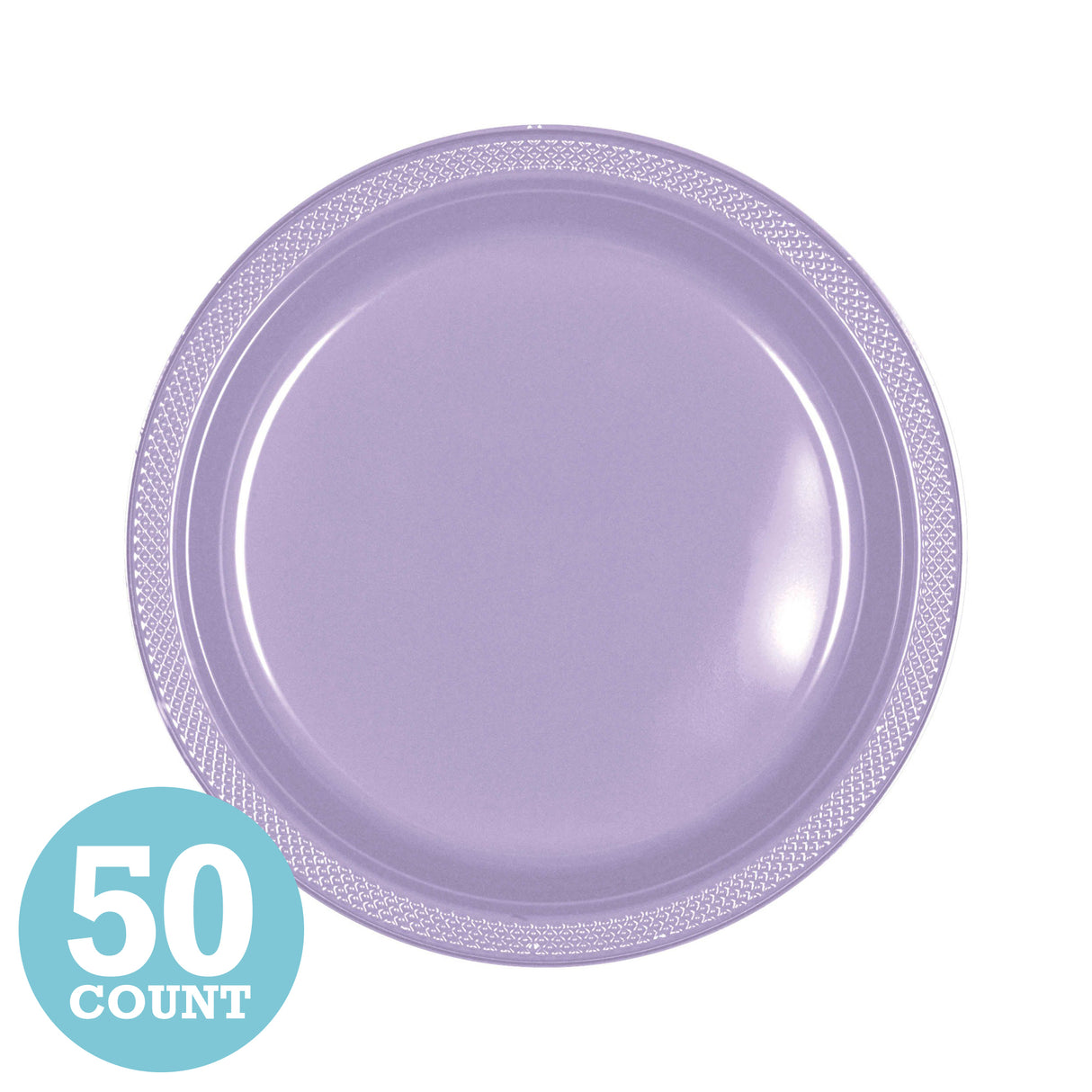 Lavender Plastic Dessert Plates (50ct)