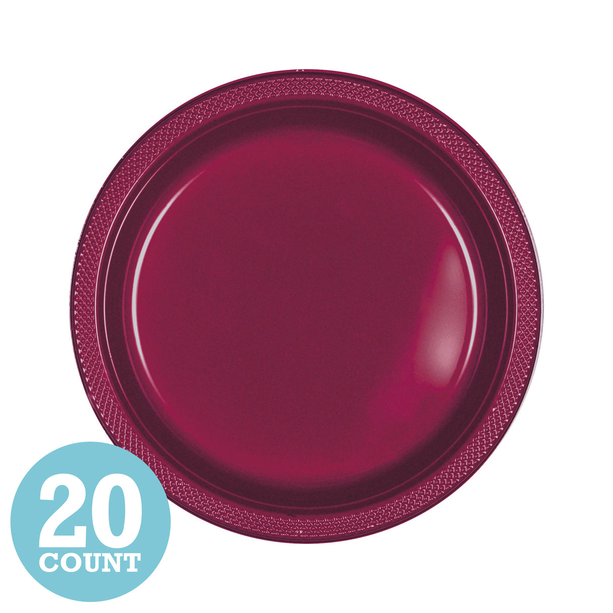 Berry Plastic Dessert Plates (20ct)
