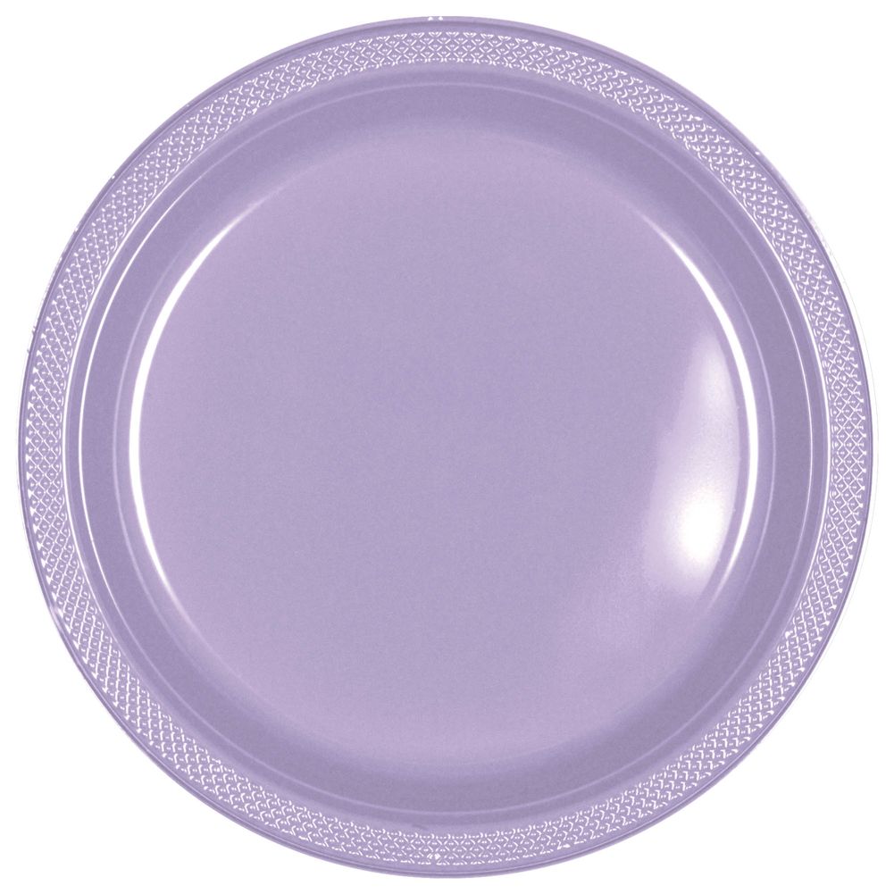 Lavender Plastic Dinner Plates (20ct)