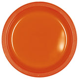 Orange Peel Plastic Dinner Plates (20ct)