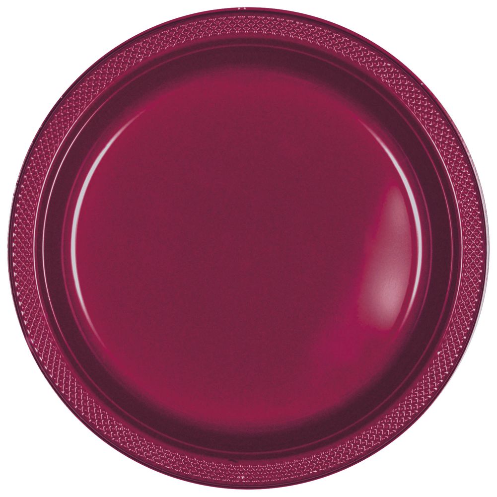 Berry Plastic Dinner Plates (20ct)