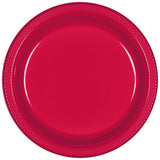 Apple Red Plastic Dinner Plates (20ct)
