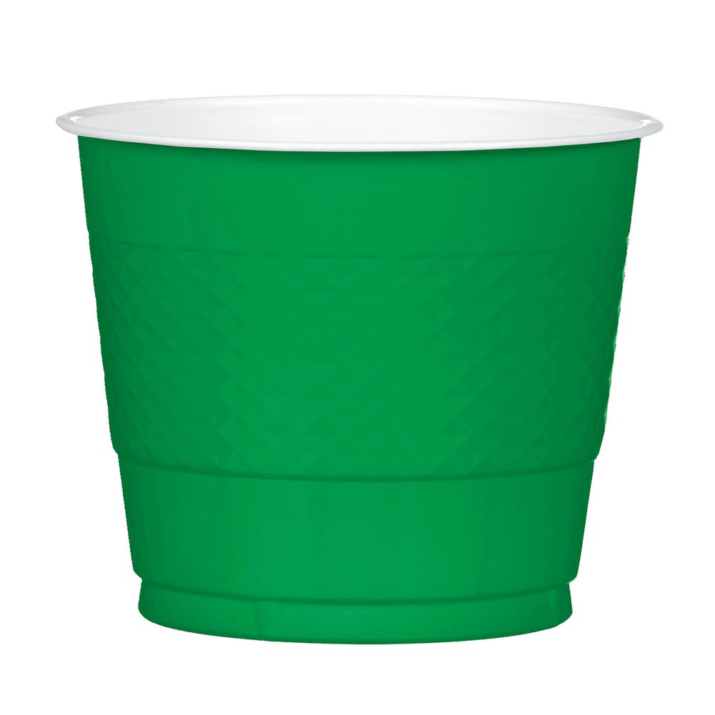 Festive Green 9oz Plastic Cups (20ct)