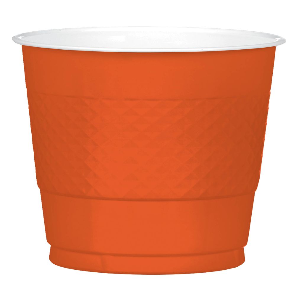 Orange Peel 9oz Plastic Cups (20ct)