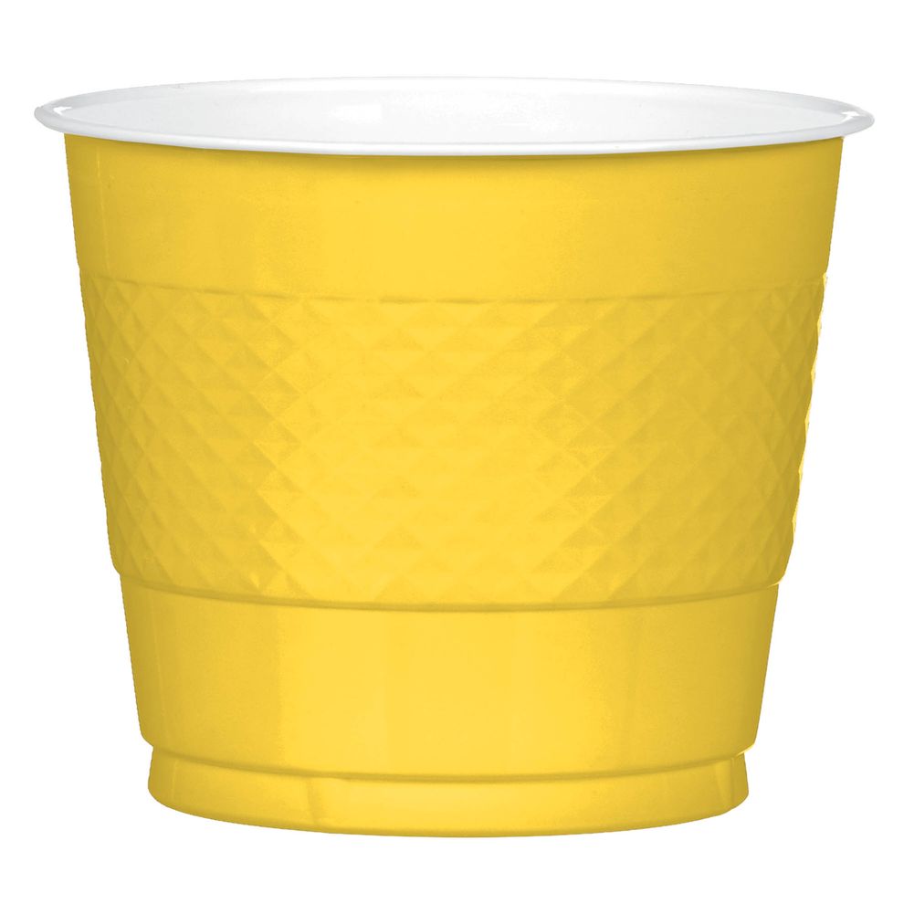 Yellow Sunshine 9oz Plastic Cups (20ct)
