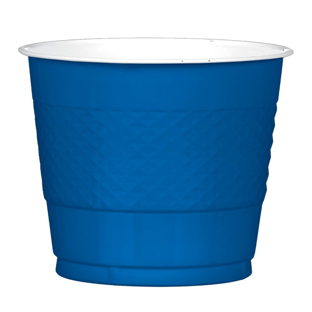 Bright Royal Blue 9oz Plastic Cups (20ct)