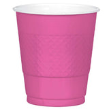 Bright Pink 12oz Plastic Cups (20ct)