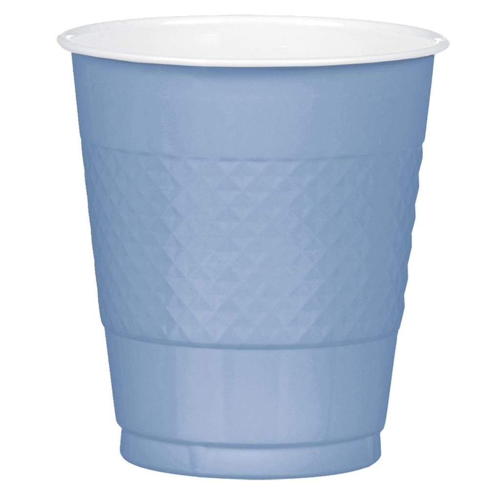 Pastel Blue 12 oz Plastic Cup 20 ct