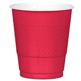 Apple Red 12 oz Plastic Cups (20ct)