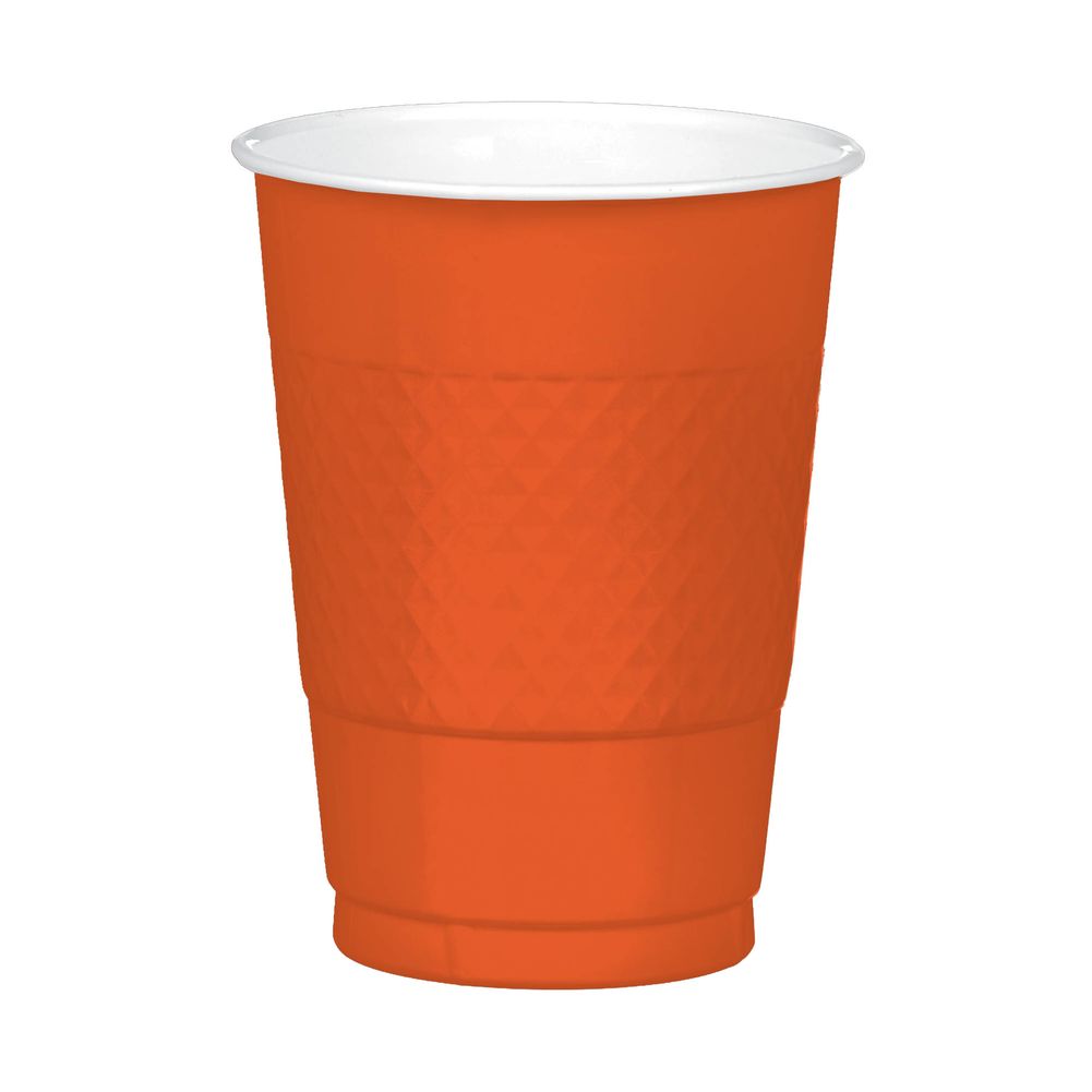 Orange Peel 16 oz Plastic Cups (20ct)
