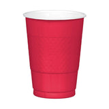 Apple Red 16 oz Plastic Cups (20ct)
