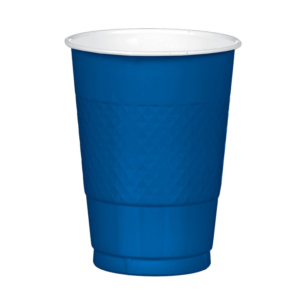 Navy Flag Blue 16oz Plastic Cups (20ct)
