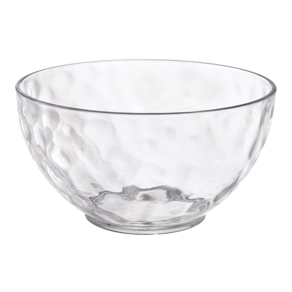 Hammered Clear Bowls