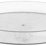Premium Plastic Hammered Clear Serving Tray