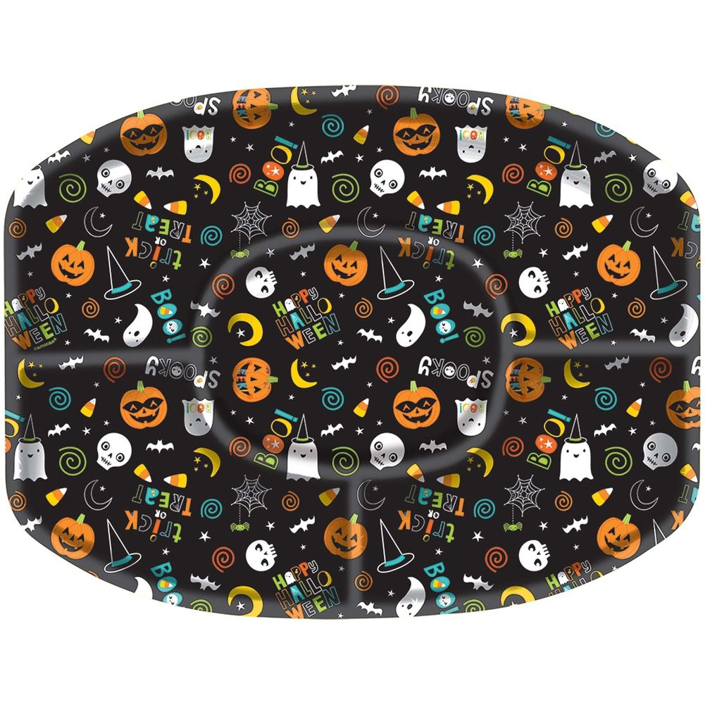 Hallo-ween Friends Plastic Serving Tray
