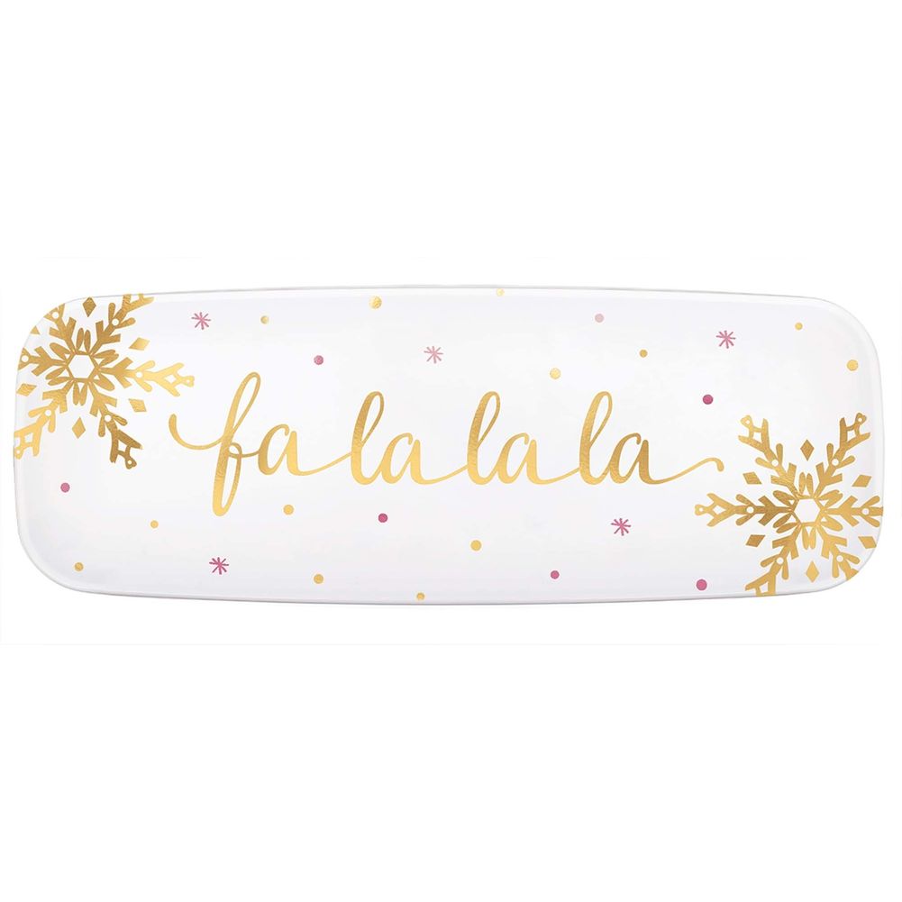 Fa La La La La Plastic Platter