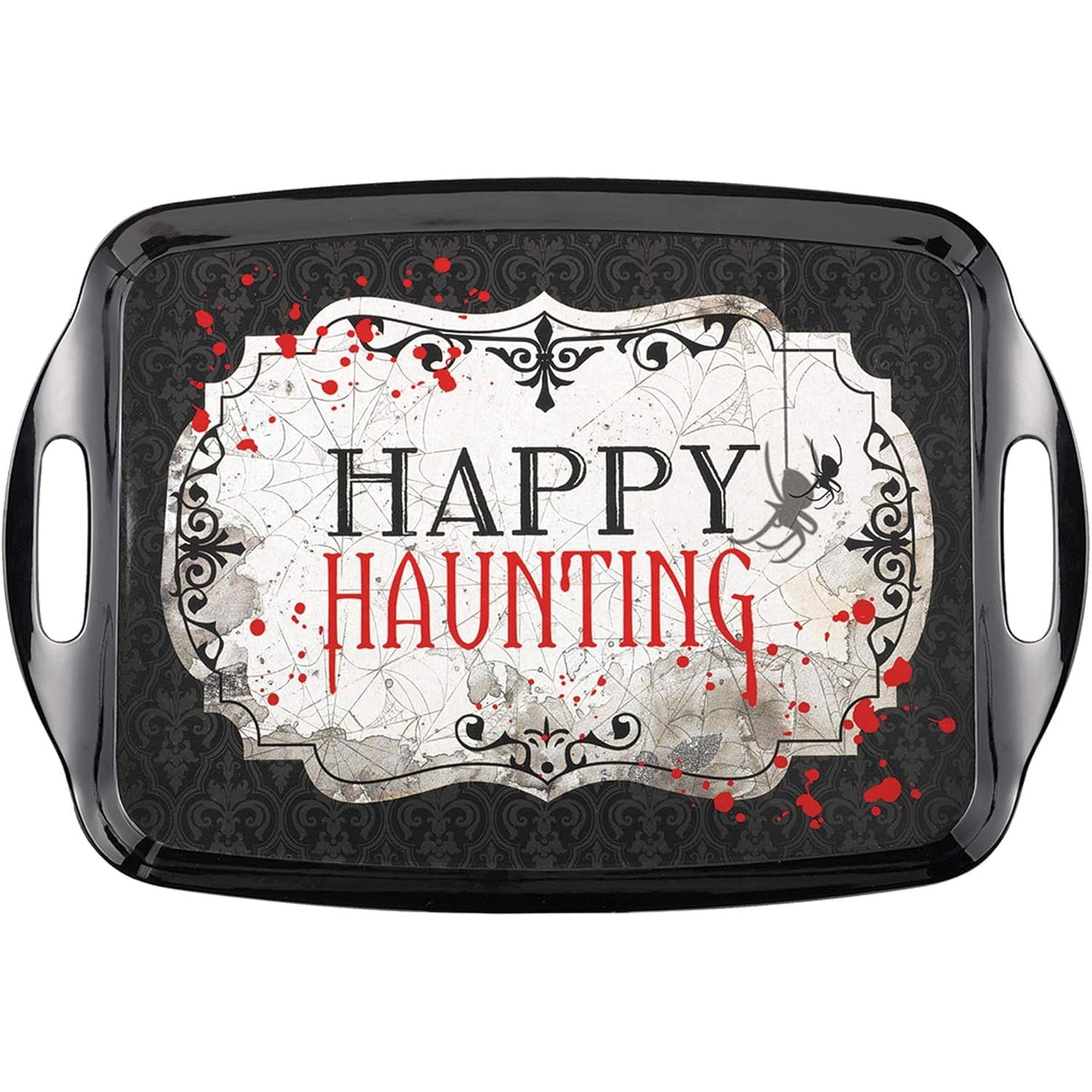 Happy Haunting Rectangle Tray w/ Handles