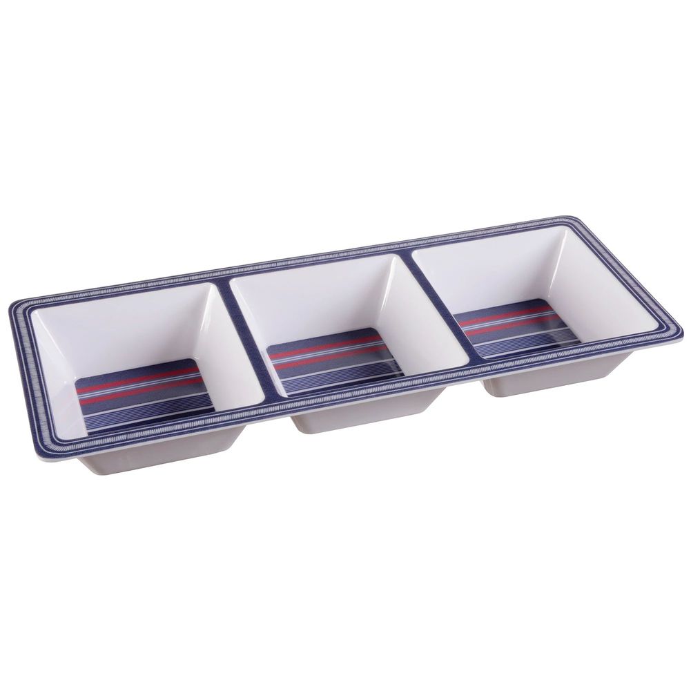 Patriotic Melamine Compartment Tray