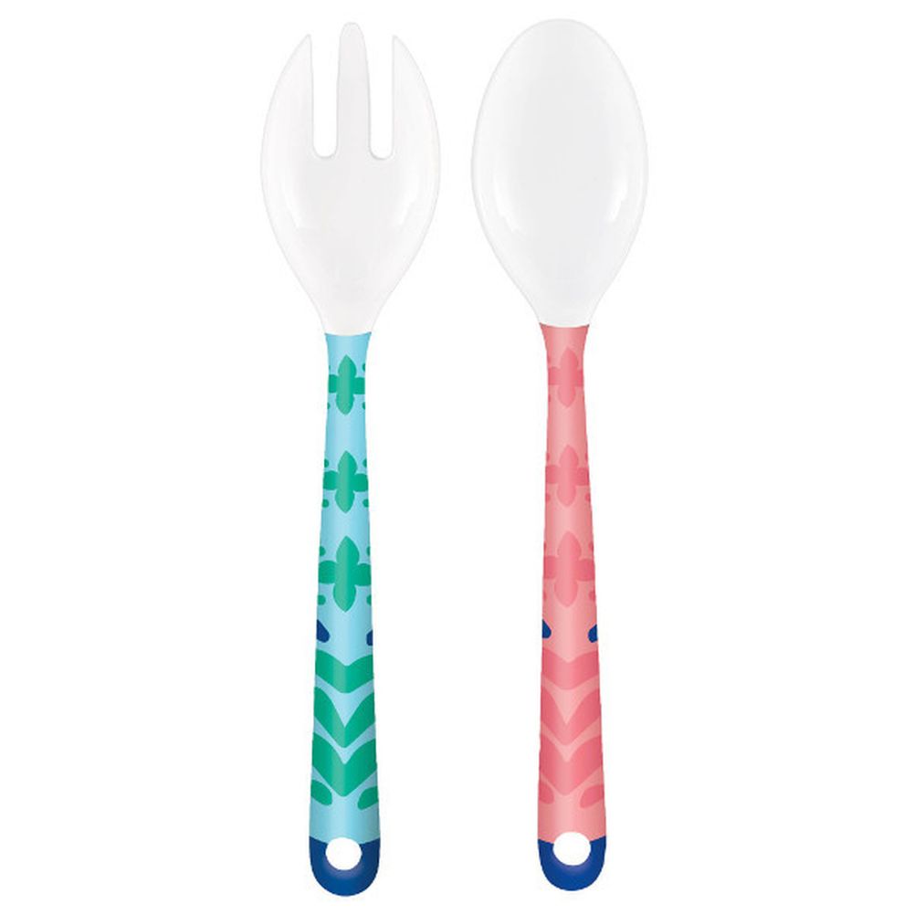Boho Vibes Melamine Salad Server Set, 2pc