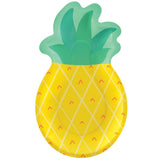 Tutti Frutti Pineapple Shaped Plates, 8ct