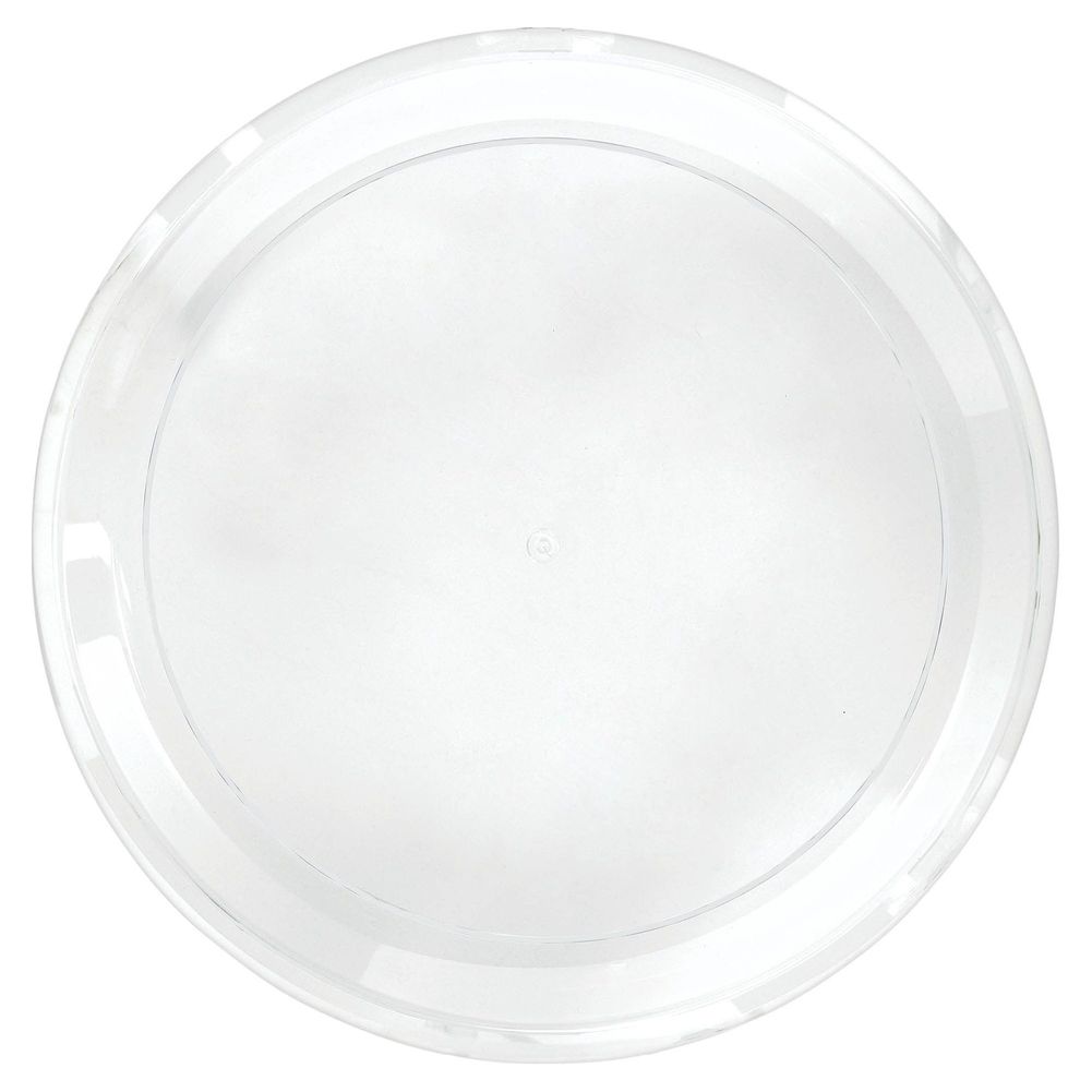 Clear Plastic Round Platter