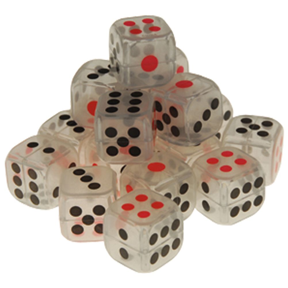 Glow in the Dark 1" Dice (12ct)