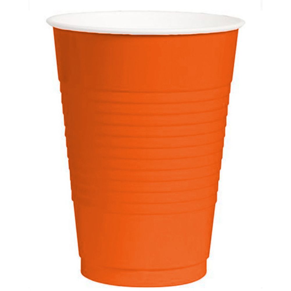 Orange Peel 16 oz Plastic Cups (50ct)
