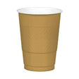 Gold 18oz Plastic Cups (50ct)