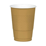 Gold 18oz Plastic Cups (50ct)