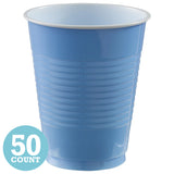 Pastel Blue 16 oz Plastic Cups (50ct)