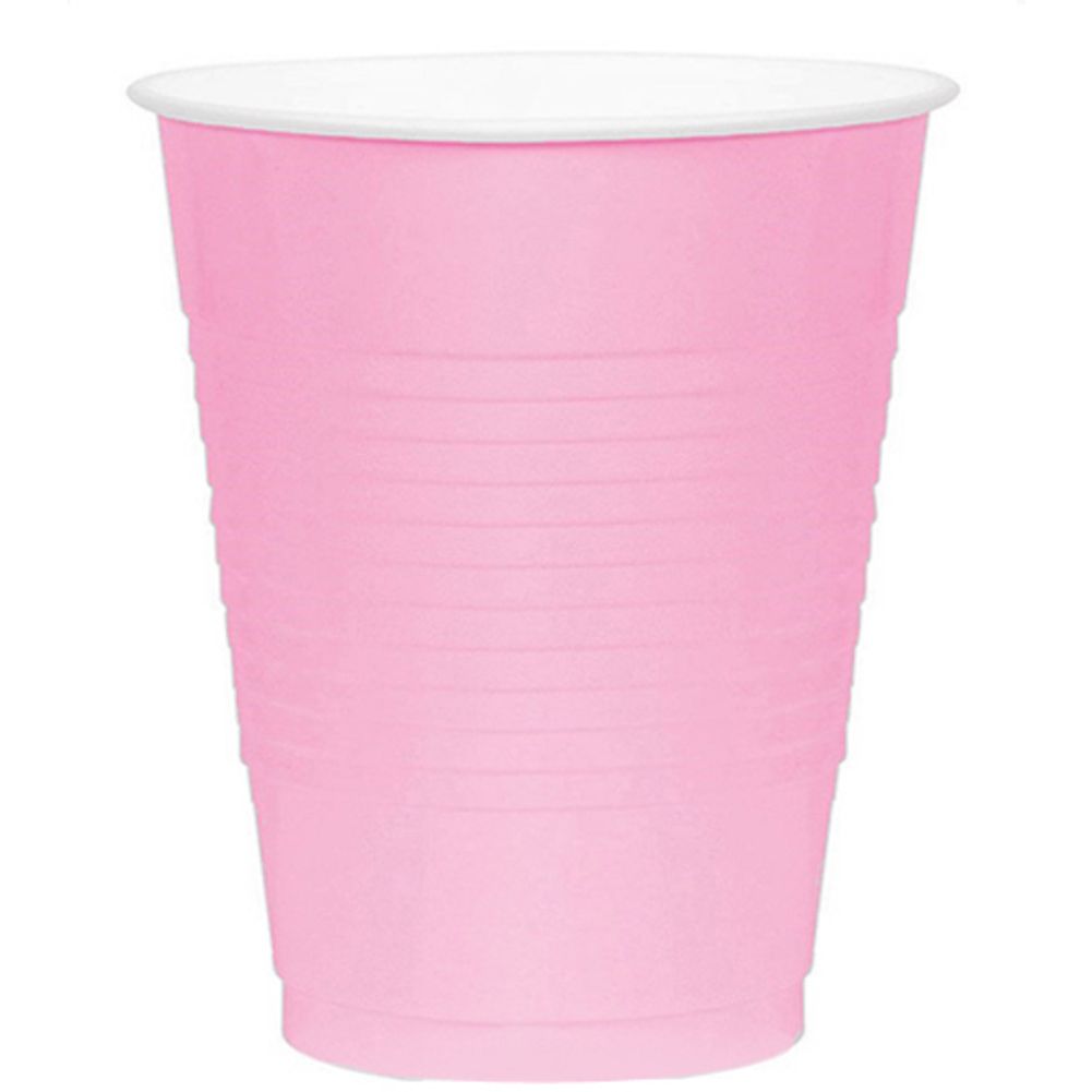 New Pink 12oz Plastic Cups (20ct)