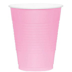 New Pink 12oz Plastic Cups (20ct)
