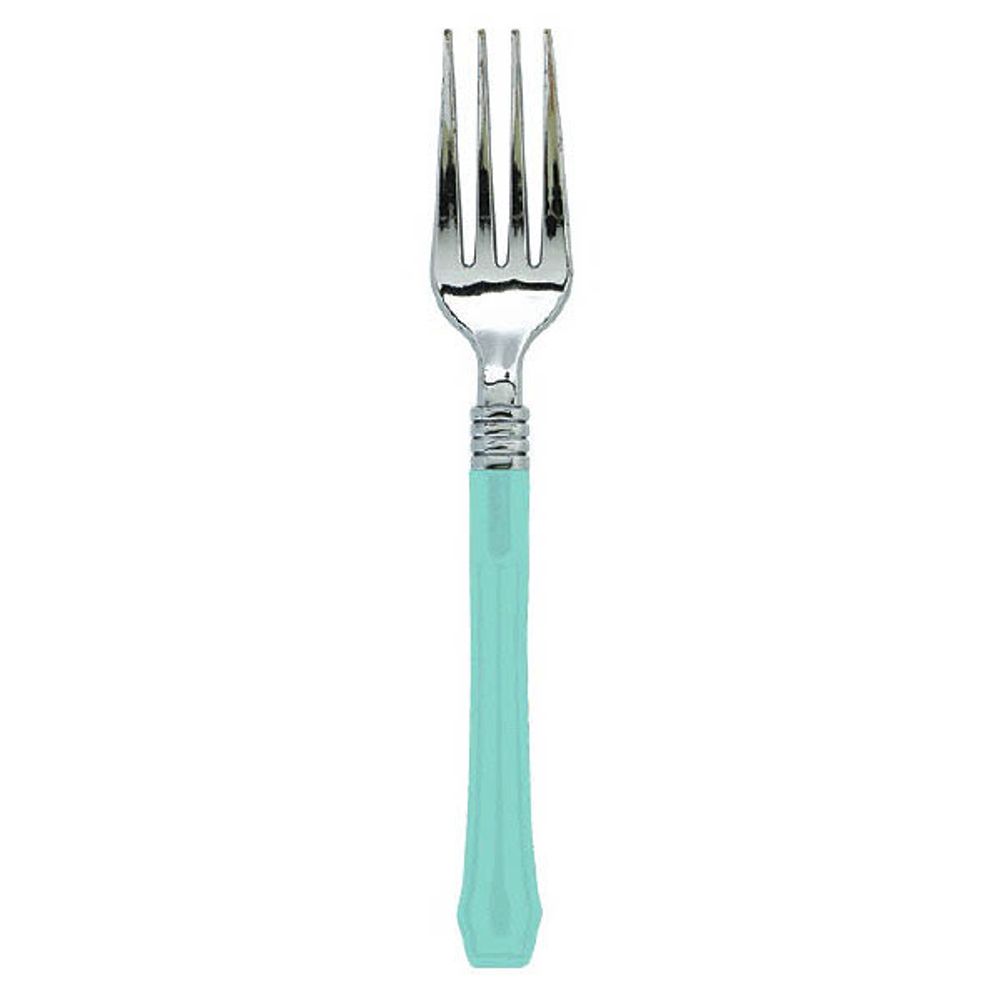 Robins Egg Blue Classic Choice Premium Forks (20ct)